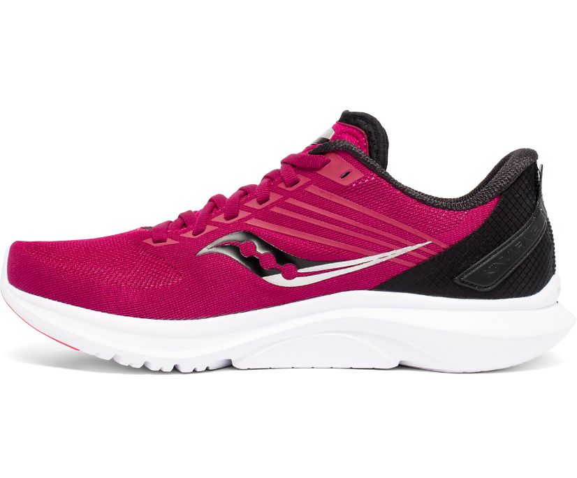 Women's Saucony Kinvara 12 Running Shoes Pink / Silver | Singapore 169DFMN